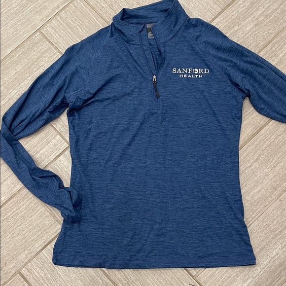 Storm Creek Blue Quarter-Zip Sanford Pullover - Picture 1 of 3